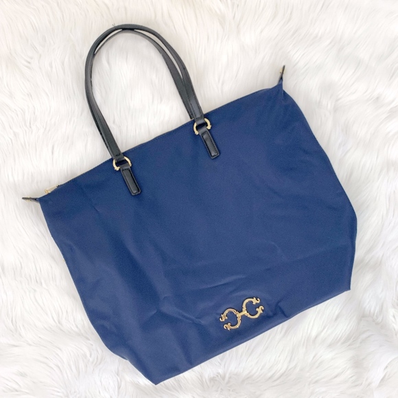 C. Wonder Handbags - NWT C Wonder Navy Blue Nylon Tote Bag {GD}